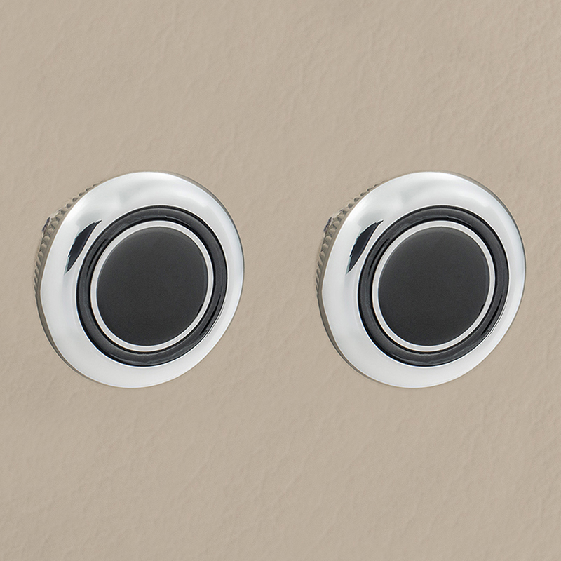 Kontrolne tipke RETROSOUND Front Knobs, plastične, crne-1