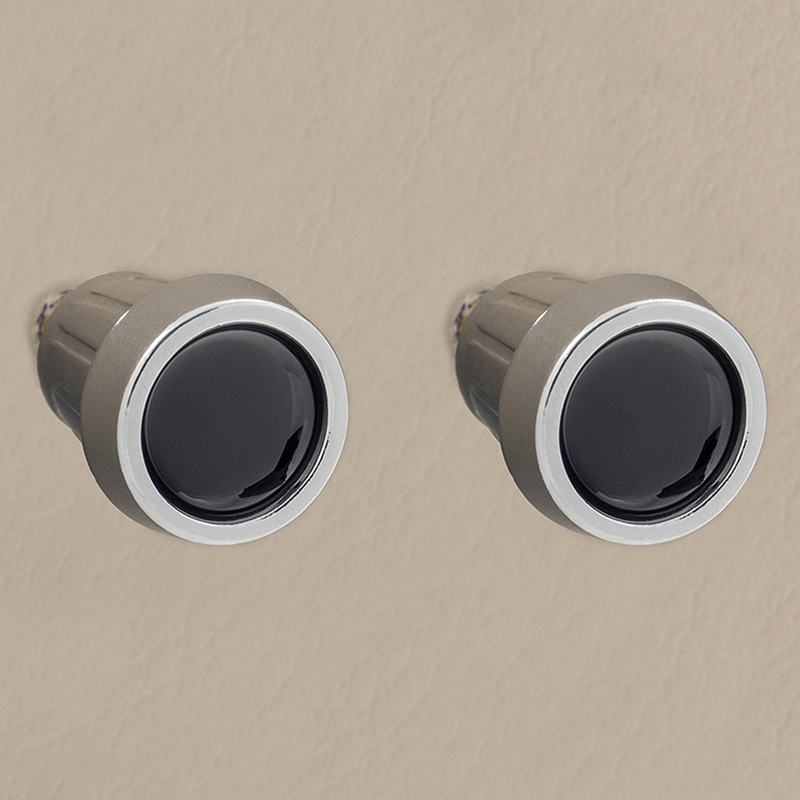 Kontrolne tipke RETROSOUND Front Knobs, plastične, crne-1