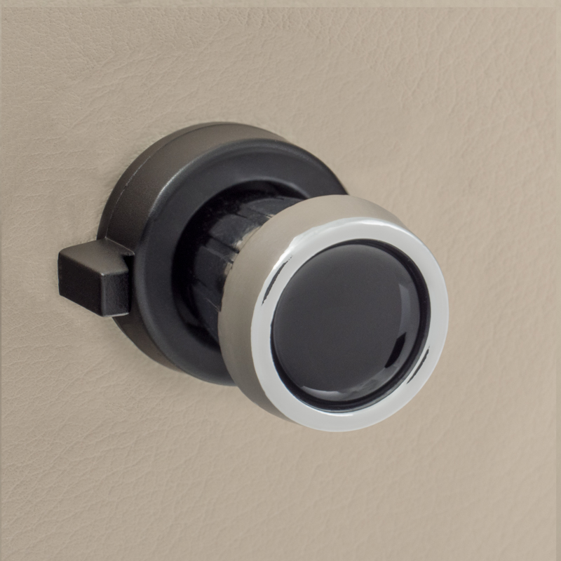 Kontrolne tipke RETROSOUND Front Knobs, plastične, crne-2
