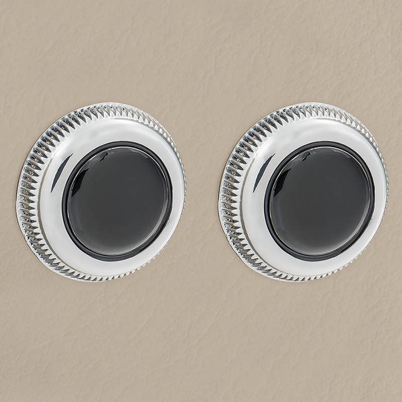 Kontrolne tipke RETROSOUND Front Knobs, plastične, crne-1