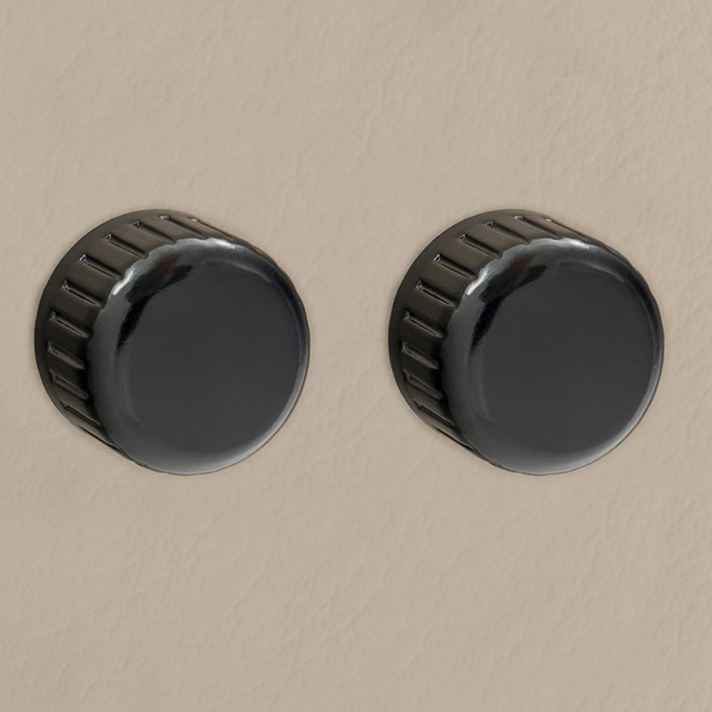 Kontrolne tipke RETROSOUND Front Knobs, plastične, crne-1