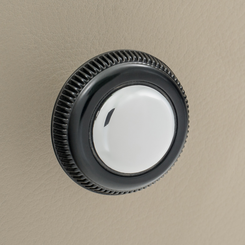 Kontrolne tipke RETROSOUND Front Knobs, plastične, kromirane