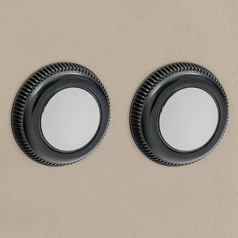 Kontrolne tipke RETROSOUND Front Knobs, plastične, kromirane-1