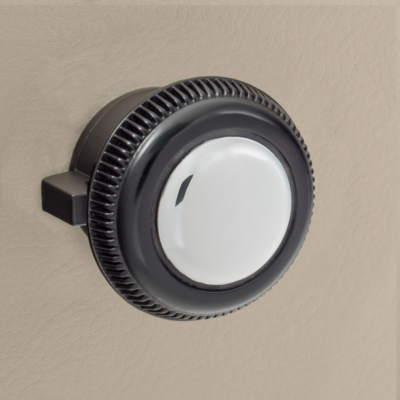 Kontrolne tipke RETROSOUND Front Knobs, plastične, kromirane-2
