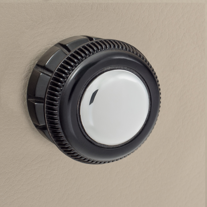 Kontrolne tipke RETROSOUND Front Knobs, plastične, kromirane-3