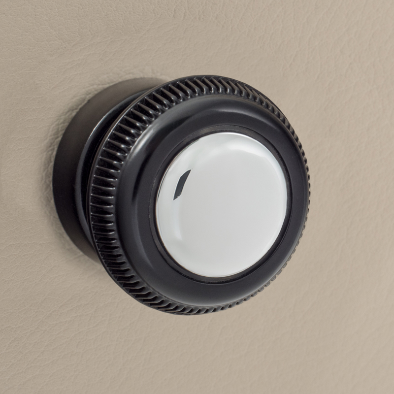 Kontrolne tipke RETROSOUND Front Knobs, plastične, kromirane-4