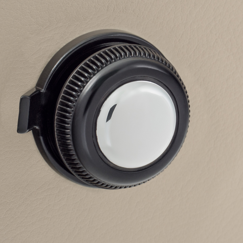 Kontrolne tipke RETROSOUND Front Knobs, plastične, kromirane-5