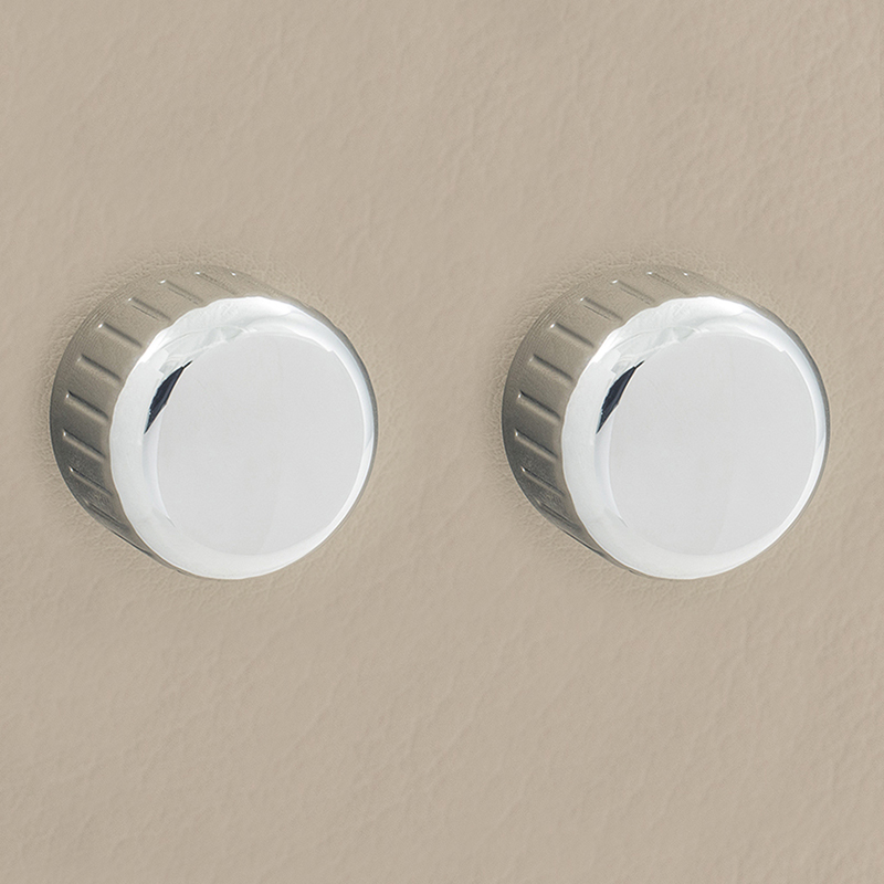 Kontrolne tipke RETROSOUND Front Knobs, plastične, kromirane-1