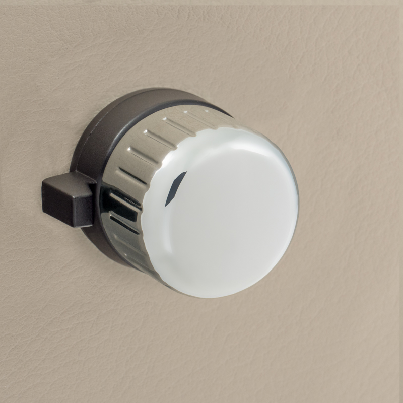 Kontrolne tipke RETROSOUND Front Knobs, plastične, kromirane-2