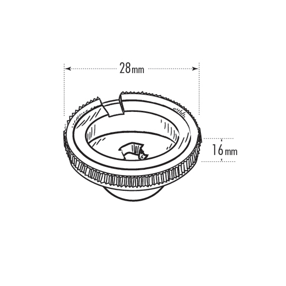 Kontrolni prstenovi RETROSOUND Rear control rings plastični kromirani-4