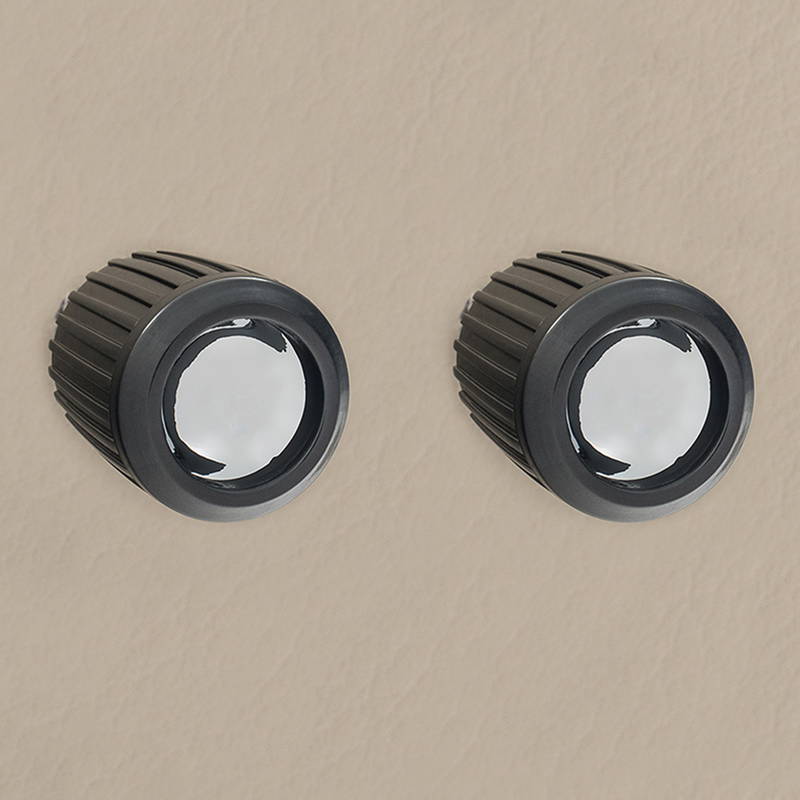 Kontrolne tipke RETROSOUND Front Knobs, plastične, crne-1