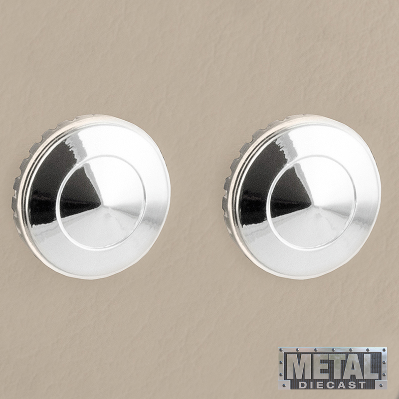Kontrolne tipke RETROSOUND Front Knobs Metal chrome-plated-1