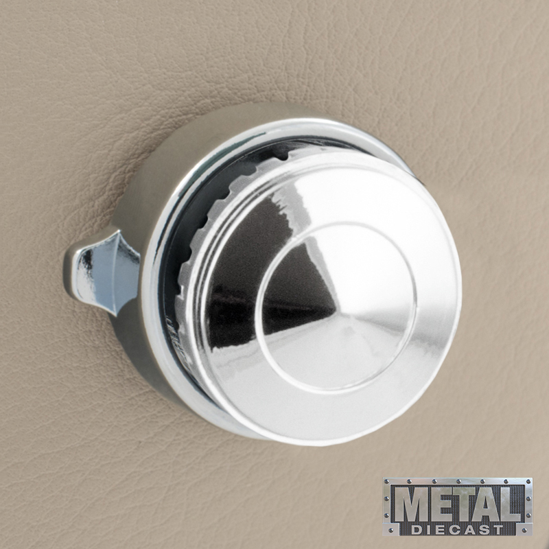 Kontrolne tipke RETROSOUND Front Knobs Metal chrome-plated-2