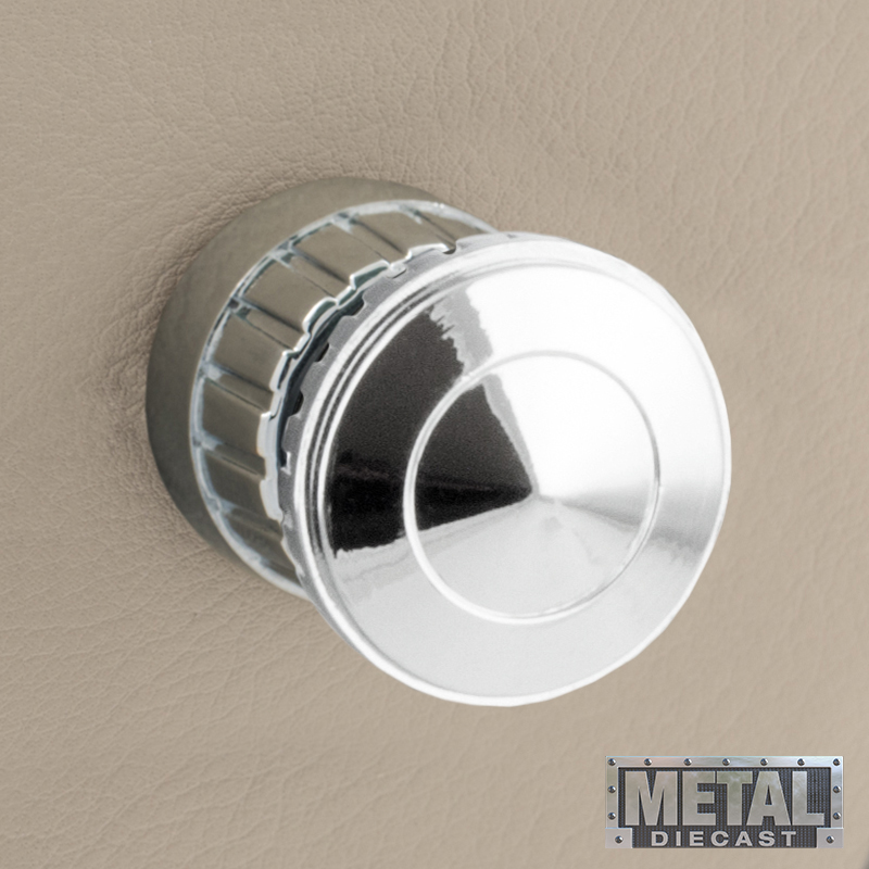 Kontrolne tipke RETROSOUND Front Knobs Metal chrome-plated-3