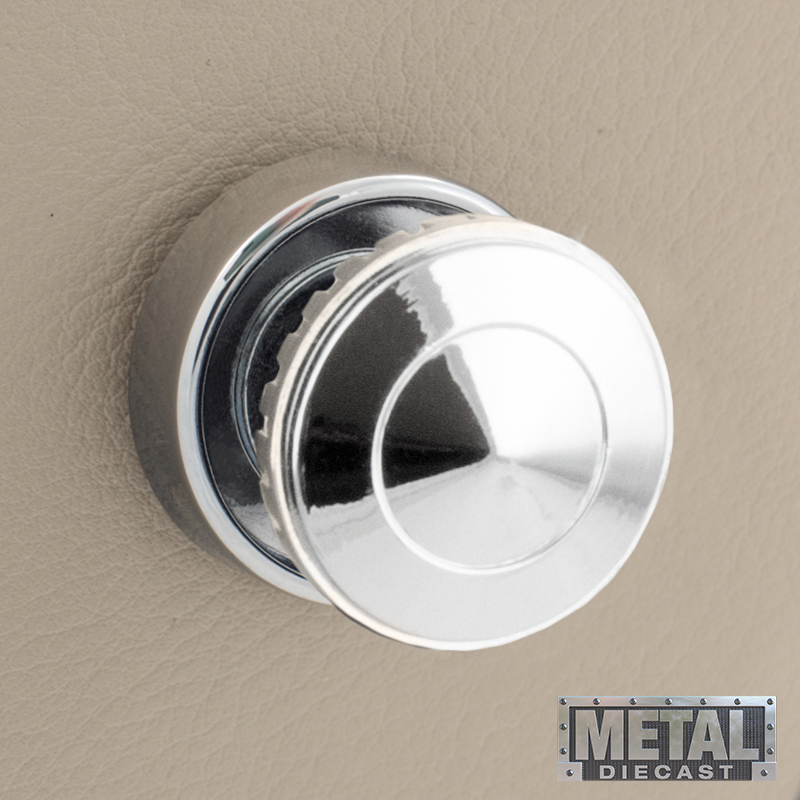 Kontrolne tipke RETROSOUND Front Knobs Metal chrome-plated-5