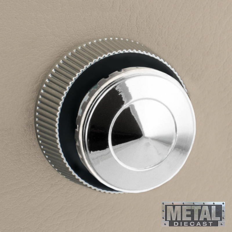 Kontrolne tipke RETROSOUND Front Knobs Metal chrome-plated-9