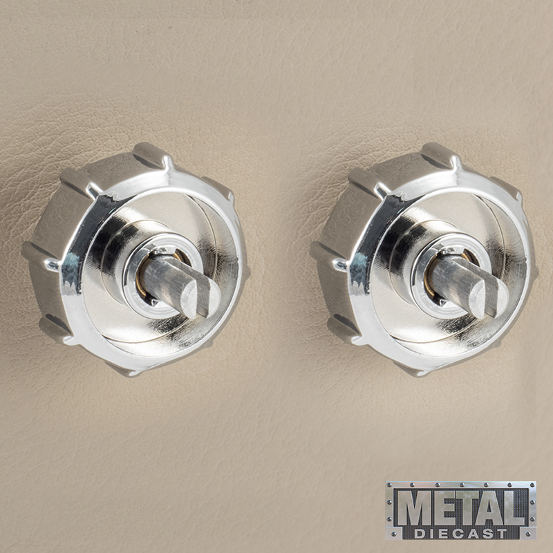 Kontrolne prstenove RETROSOUND Rear control rings, metalni, kromirani-1