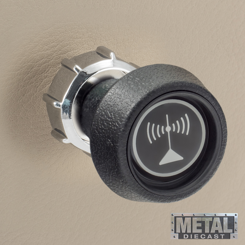Kontrolne prstenove RETROSOUND Rear control rings, metalni, kromirani-4
