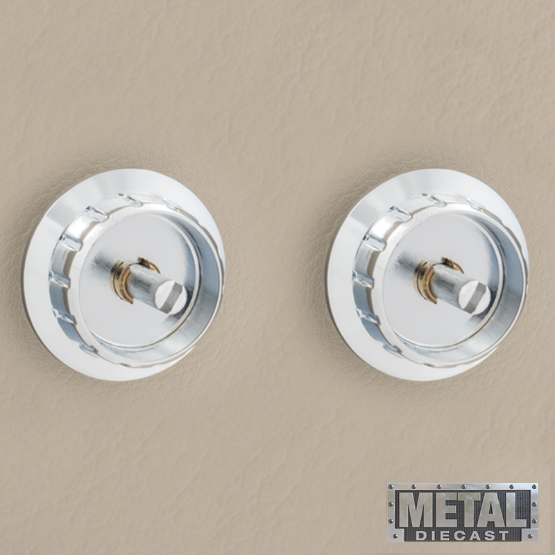 Kontrolni prsten RETROSOUND Rear control rings, Metal, kromirani-1