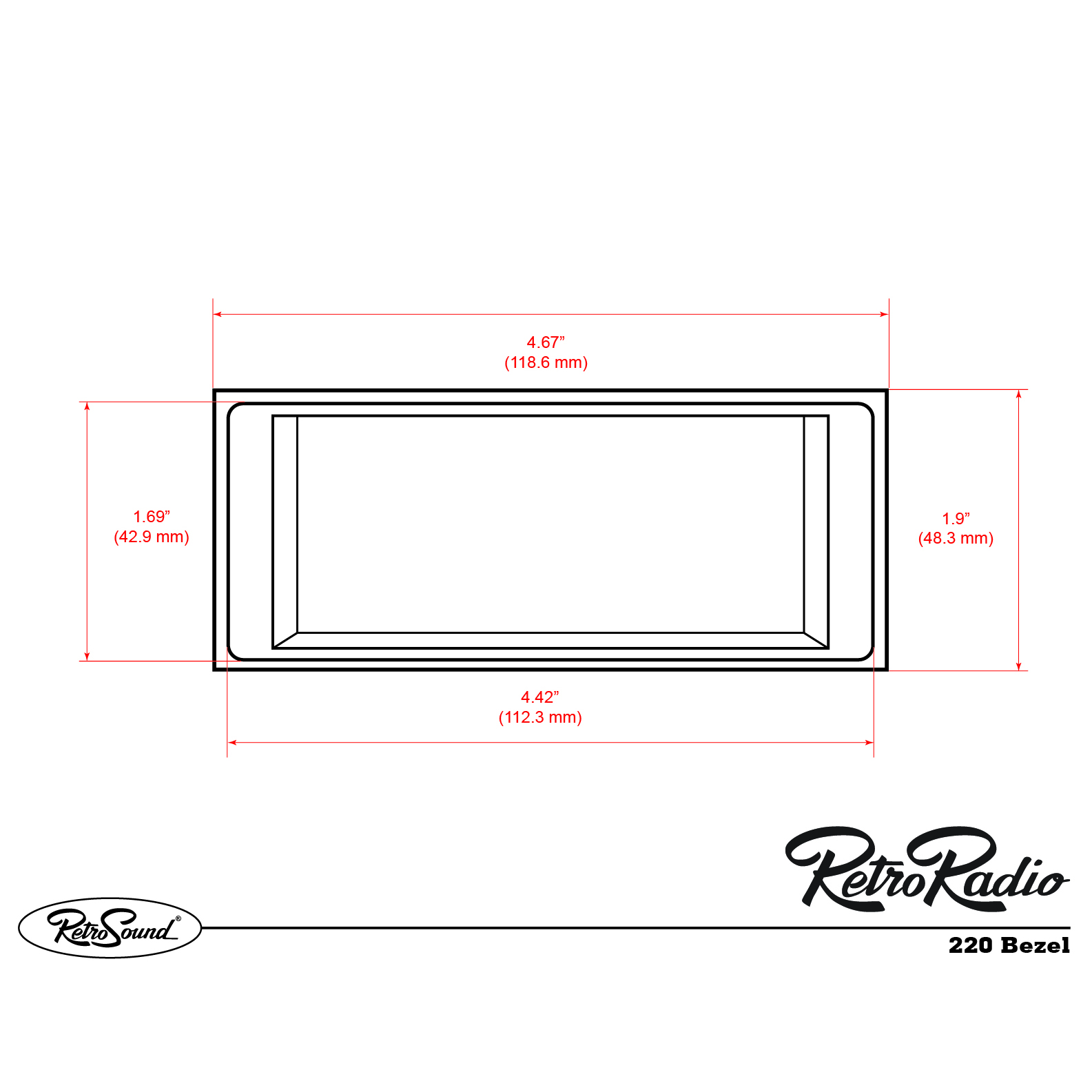 Bezel RETROSOUND RETROSOUND Bezel-1