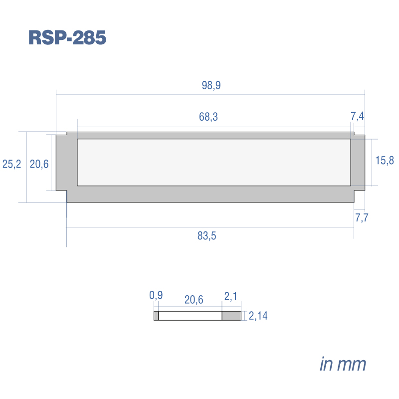 Prikazna leća RETROSOUND Redondo Display lens "Flat"-Style-1