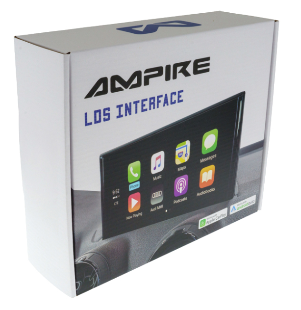 Smartphone integracija AMPIRE za Audi A1/Q3 s RMC ili MMI 3G High (Apple CarPlay, Android Auto, opcija parking kamere)-5