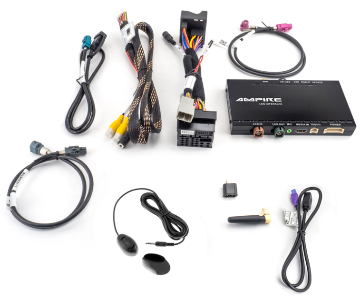 Smartphone integracija AMPIRE za Mercedes NTG5.0/5.1/5.2 (Apple CarPlay, Android Auto, opcija parking kamere)-1