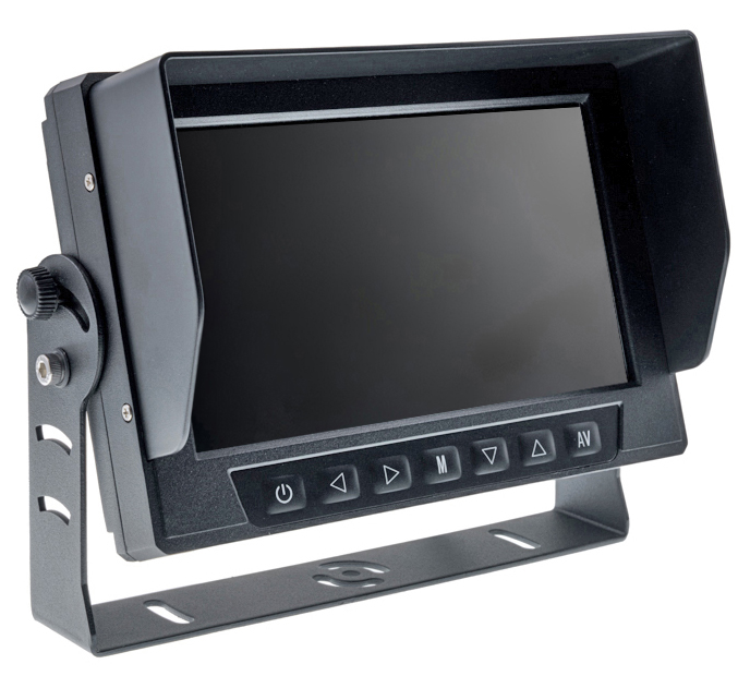 AHD monitor AMPIRE (7", 2 ulaza AHD/CVBS, IP69)