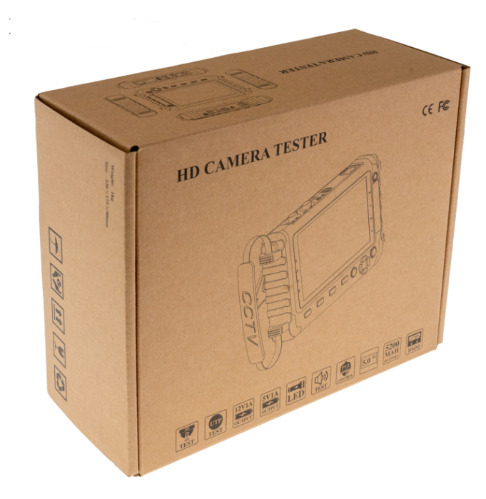 Testni monitor AMPIRE (5'', CVBS, AHD, HDMI, VGA, TVI i CVI ulazi)-5