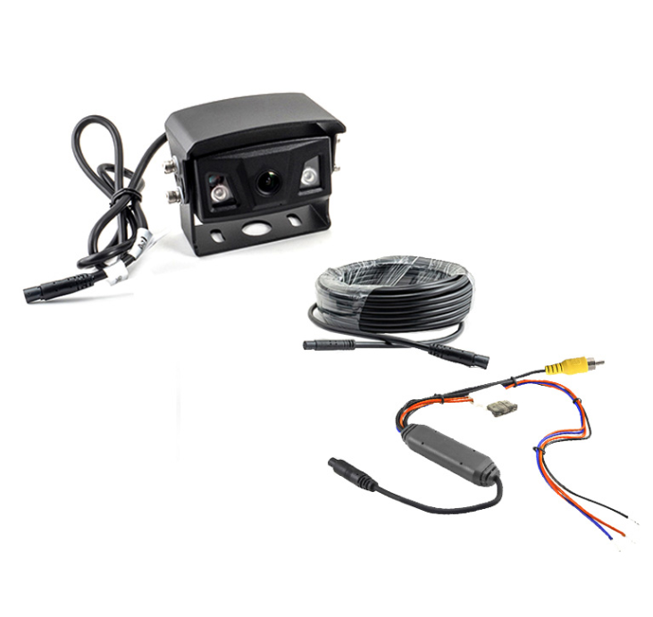 Stražnja parking kamera AMPIRE KVX300 Heavy-Duty (CVBS, IP69K, 10m) crna-2