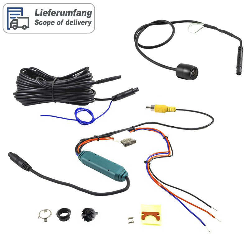 Parking kamera AMPIRE Mini CVBS (115°)-9