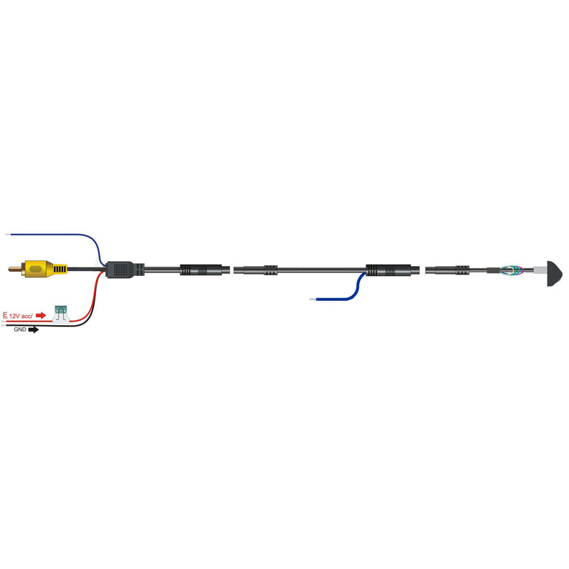 Parking kamera AMPIRE Mini CVBS (155°)-7