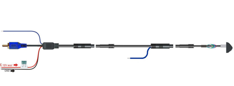 Parking kamera AMPIRE KCA802 Mini AHD (150°)-4