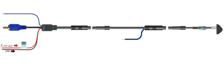 Parking kamera AMPIRE KCA801 Mini AHD (100°)-2