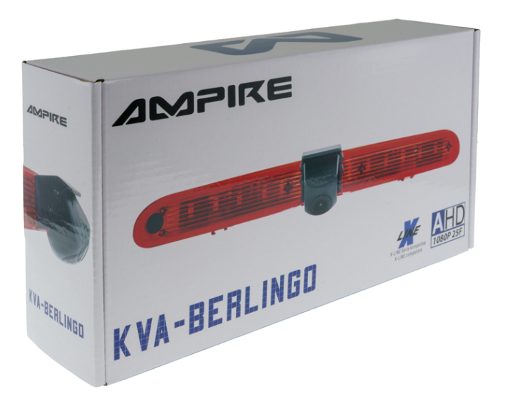 Parking kamera AMPIRE AHD za Citroën Berlingo 3, Peugeot Rifter, Opel Combo E, Fiat Doblo-6