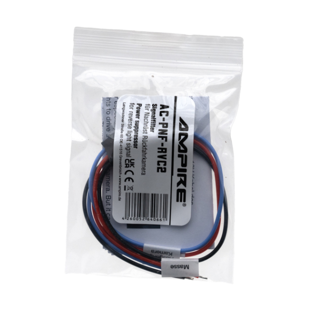 Filter napajanja AMPIRE AC-PNF-RVC2 (+12V za signal svjetla parking kamere, 1A)-1