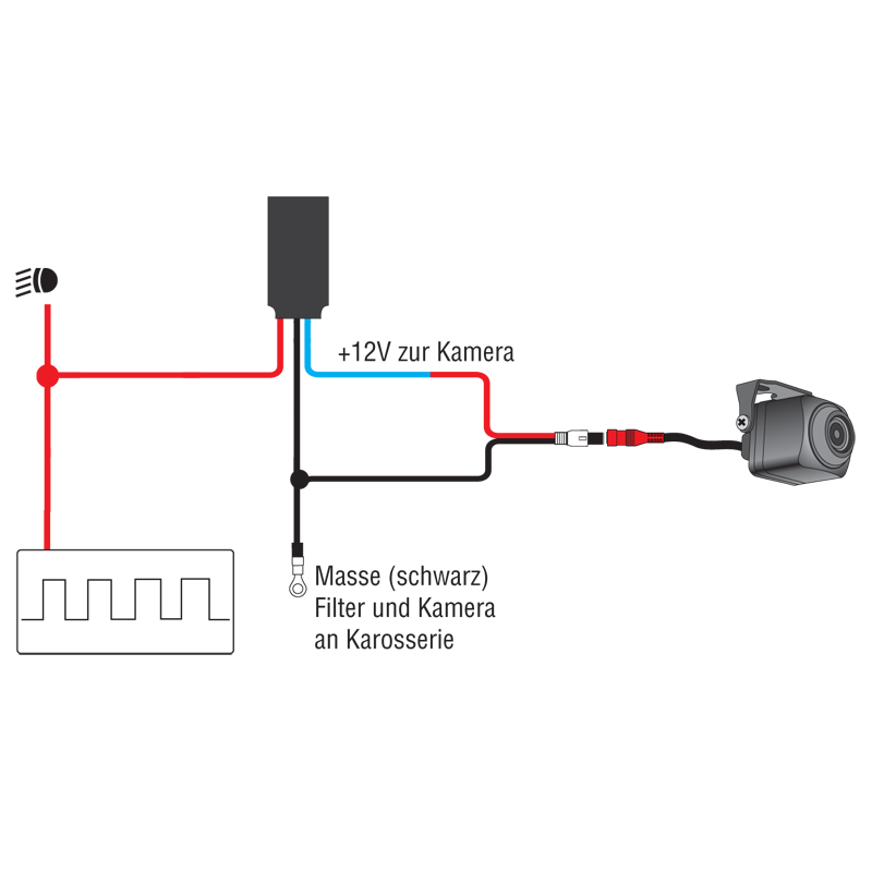 Filter napajanja AMPIRE AC-PNF-RVC2 (+12V za signal svjetla parking kamere, 1A)-4