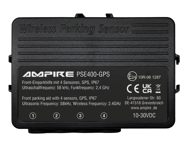 Prednji parking senzor AMPIRE PSE400-GPS (4-smjerni, ugradnja sprijeda)-2