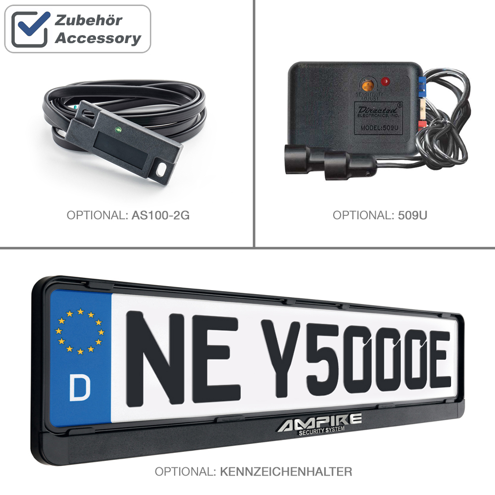 Auto alarm AMPIRE Car Alarm System za High-Speed CAN-Bus vozila-6