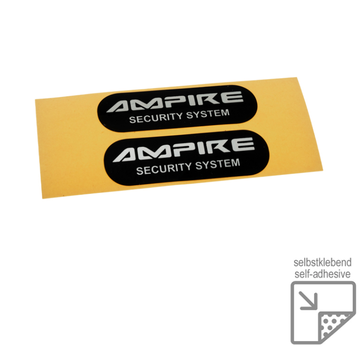 Naljepnica AMPIRE "Security System"-1