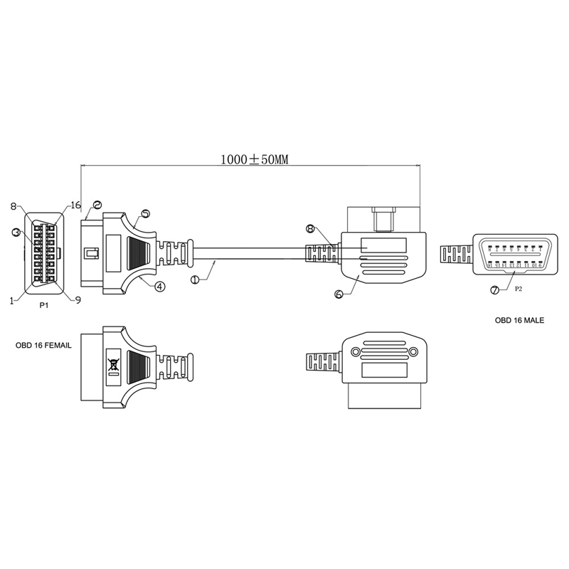 Produžni kabel OBD AMPIRE (1 m)-7