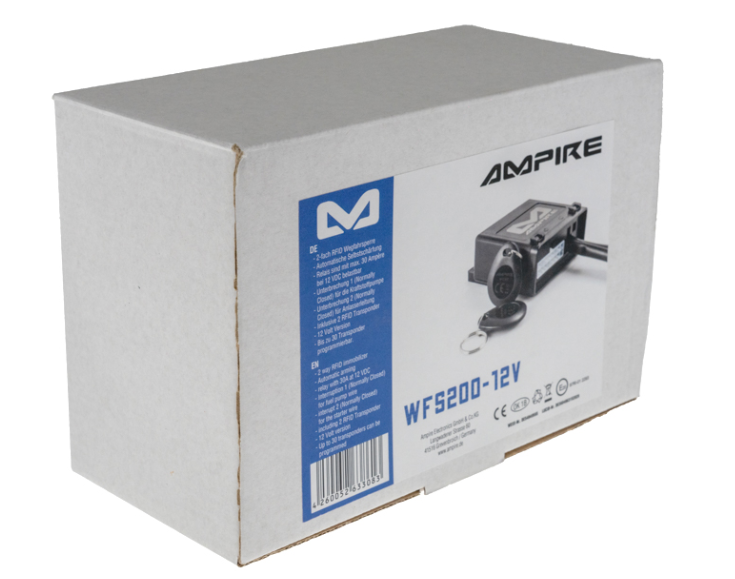 Transponder immobilizer AMPIRE WFS200-12V (12V, s dva transpondera)-3