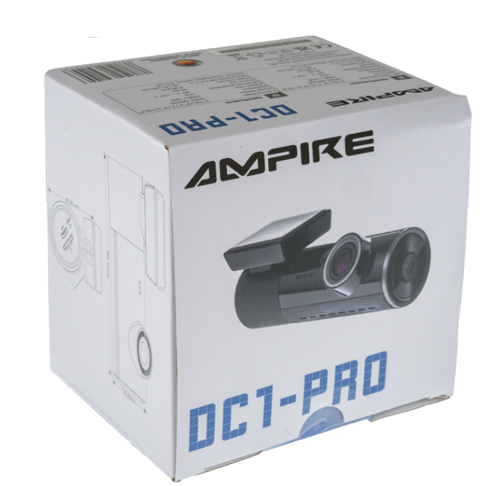 Prednja dash kamera AMPIRE DC1-PRO (4K, WLAN, GPS)-4