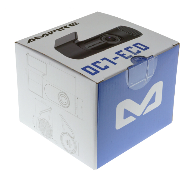 Prednja dash kamera AMPIRE DC1-ECO (1080p FHD, WLAN)-4