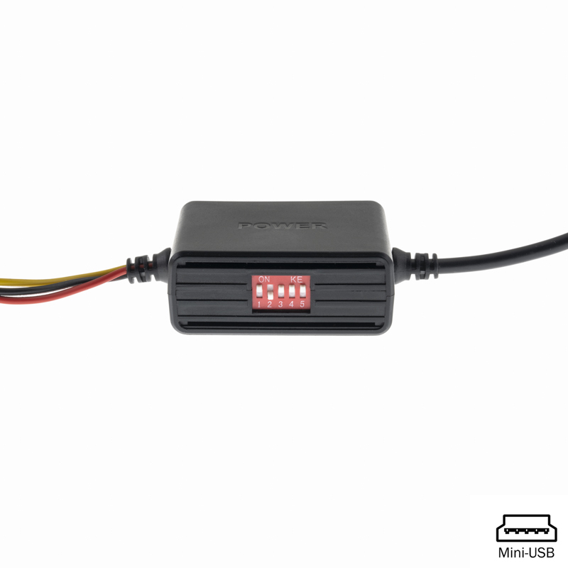 Fiksno napajanje za dashcam AMPIRE s MINI-USB (odgoda isključivanja)-8