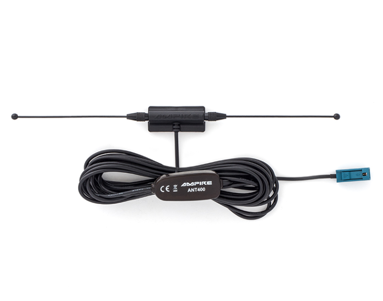 Antena s pojačalom AMPIRE ANT400 (DAB+/DVB-T2, s pojačalom 20dB i FAKRA priključkom)-1