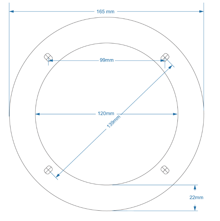 Zaštitna mrežica za zvučnike AMPIRE GCP130-NEUTRAL (130mm, s hexagon saćastom strukturom, par)-4