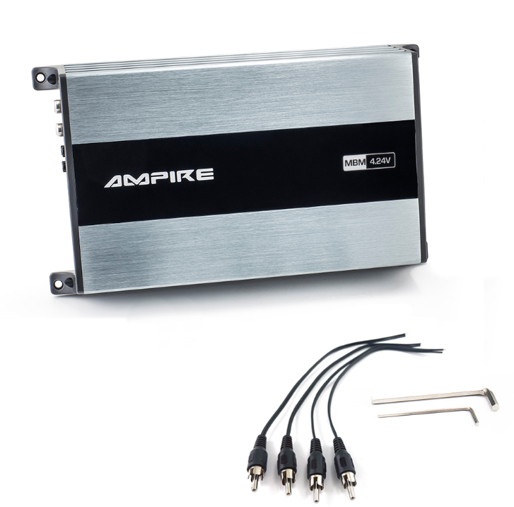 Auto pojačalo AMPIRE 4-kanalno digitalno pojačalo Class D, 24V-0