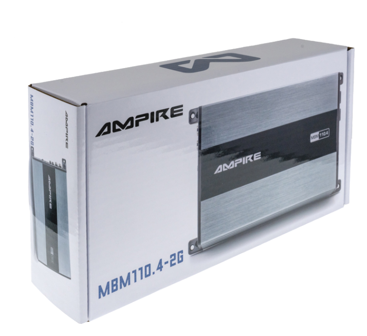 Auto pojačalo AMPIRE 4-kanalno digitalno pojačalo Class D, 12V-4