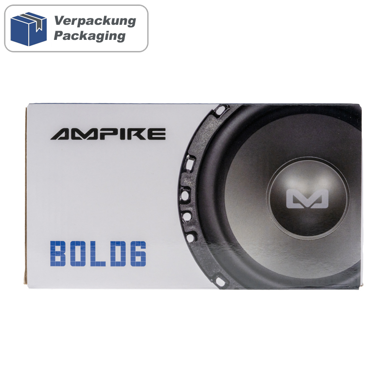 Subwoofer AMPIRE BOLD6 Dual Voice Coil Subwoofer 6,5''-11